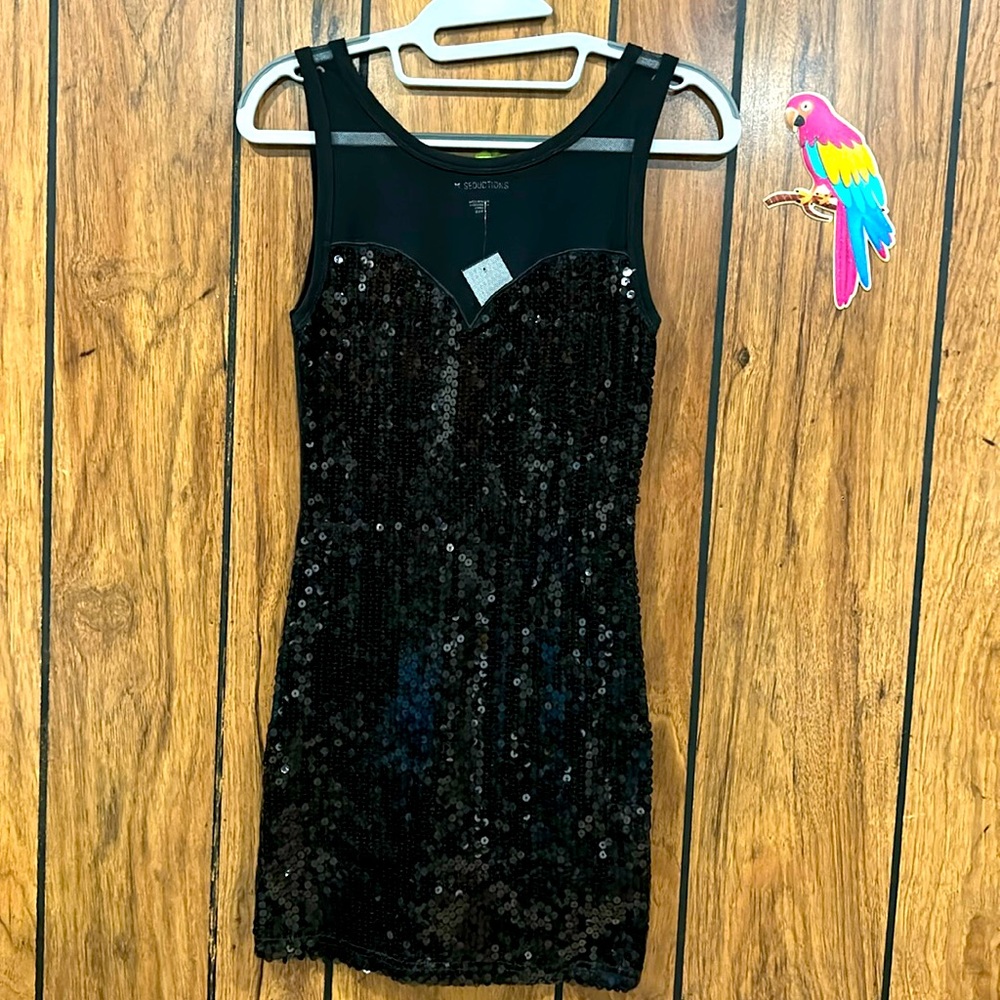 black sequins dress Size Small